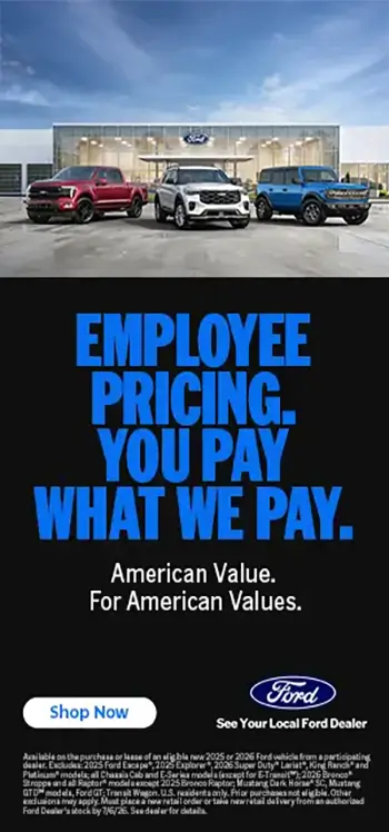 Ford Employee Pricing Event